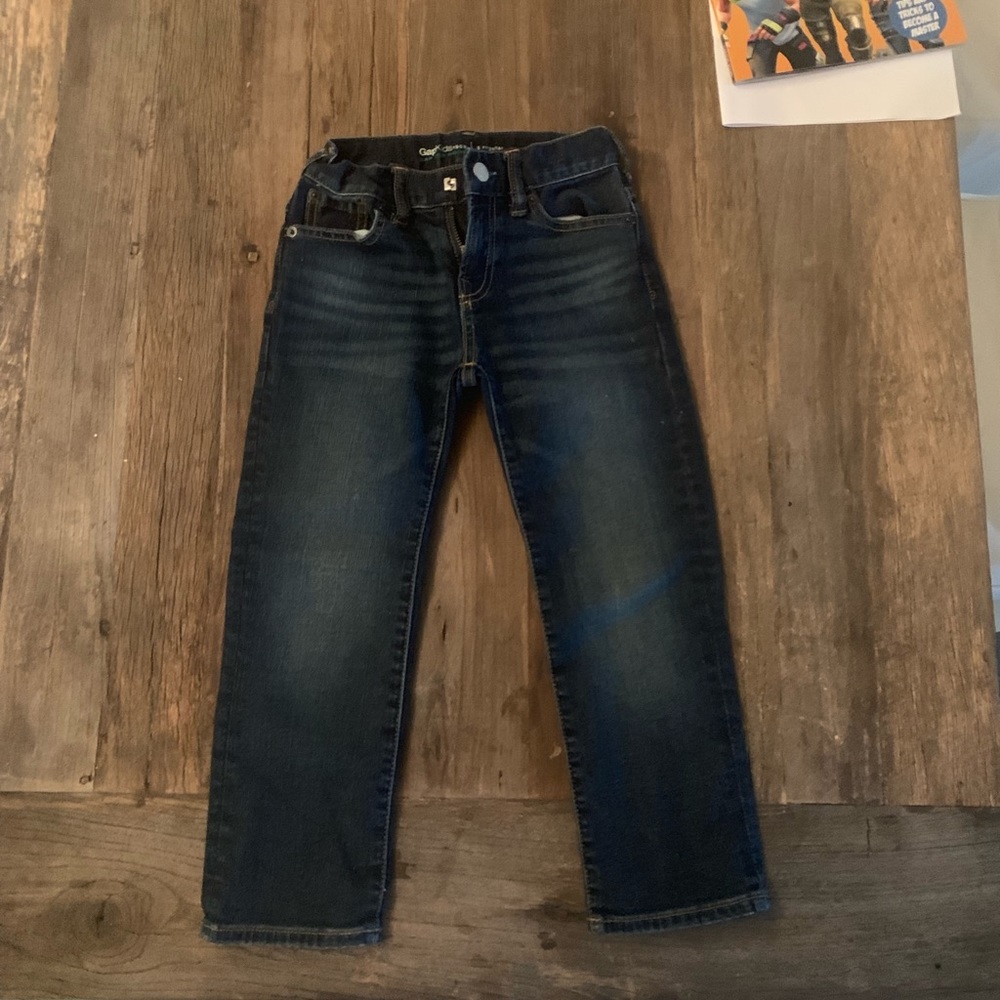 GAP Kids Boys Straight Jeans - Dark Wash